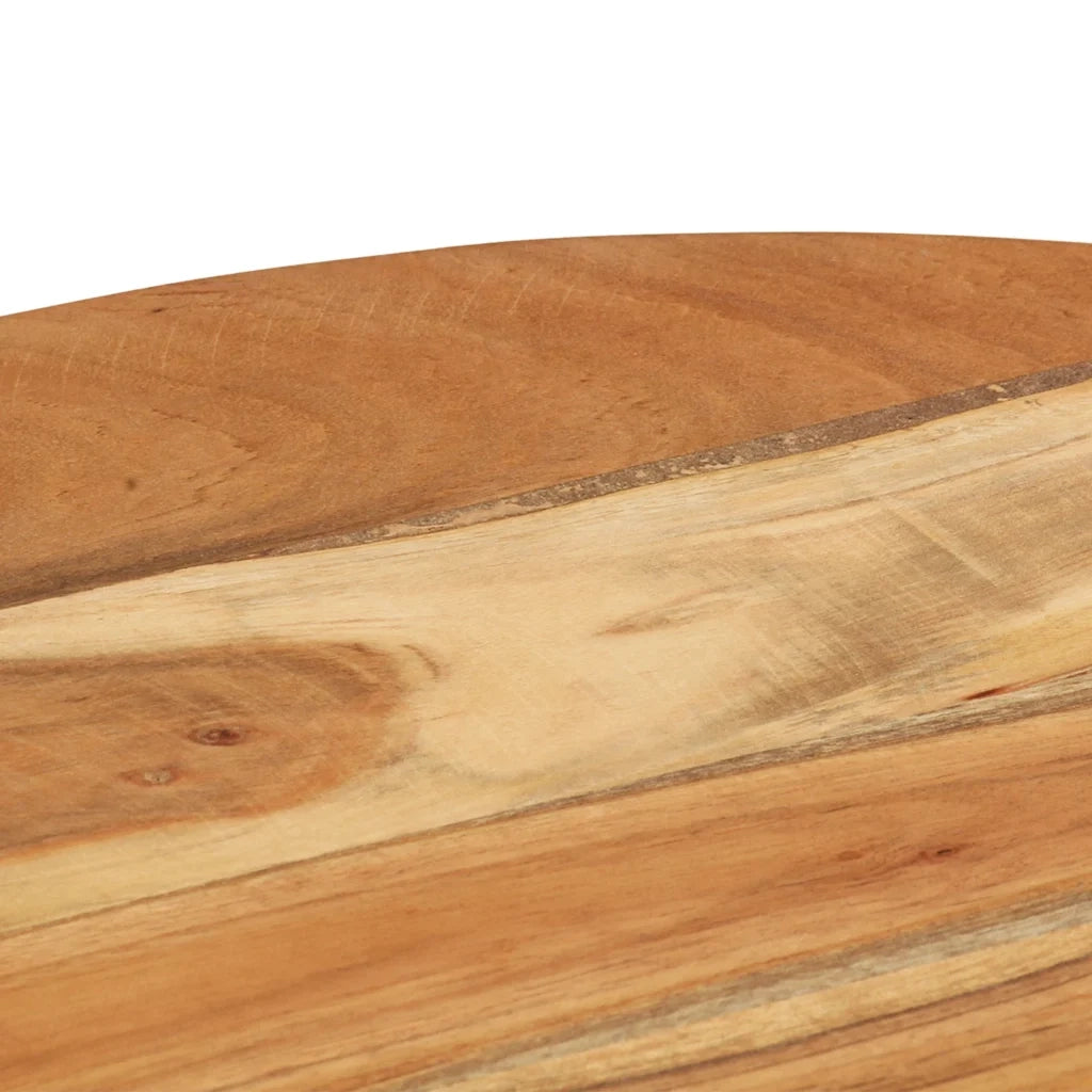Tavolino di Servizio 48x48x56cm in Legno Massello di Acacia 320657