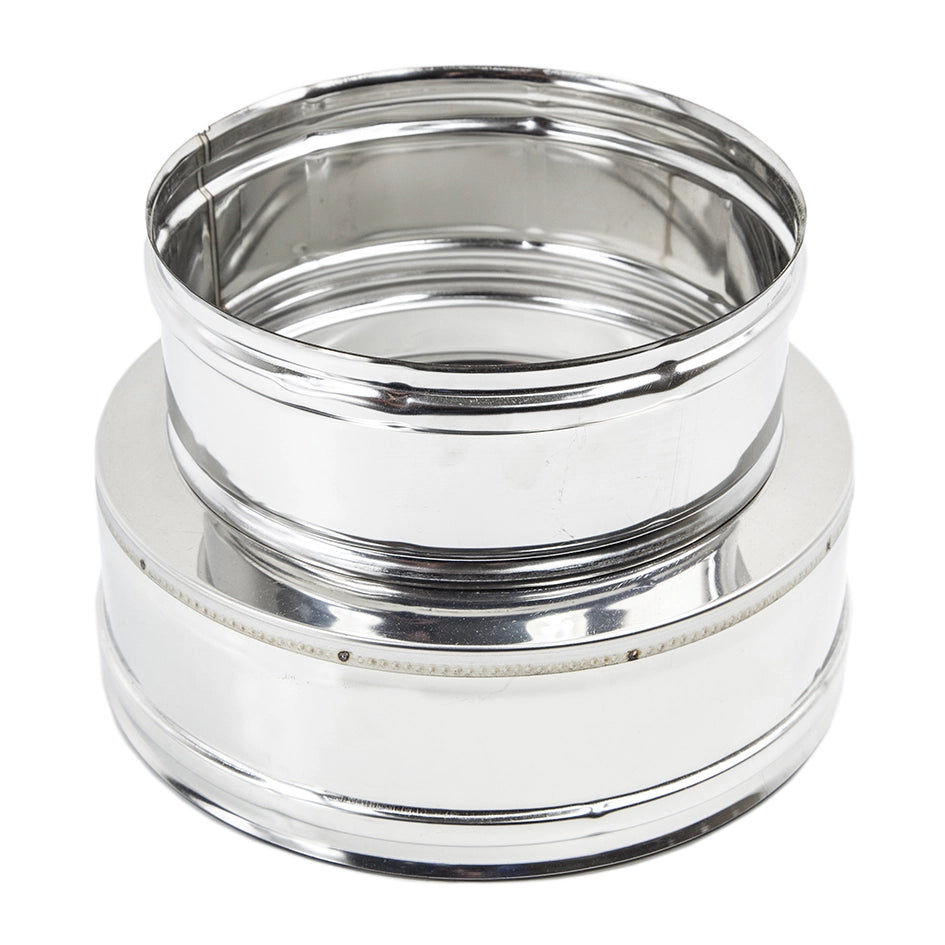 RACCORDO DOPPIA PARETE-MONO- Mono 80F x  80M/130F- DK- pezzi 1