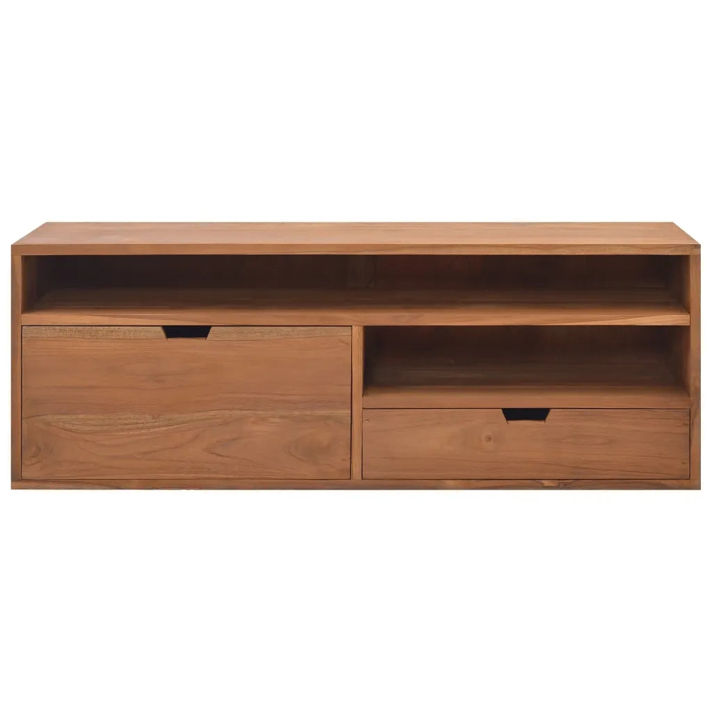 Mobile Porta TV-Credenza per TV 110x30x40 cm in Legno Massello di Mango