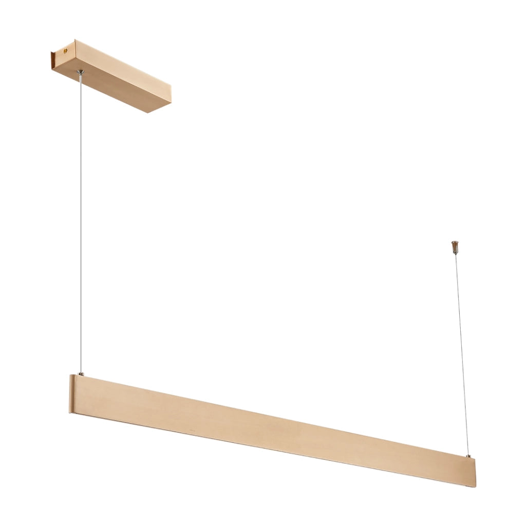 Lampada sospesa moderna oro lineare LED 36W CCT Milagro