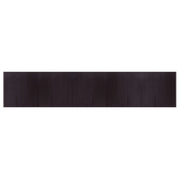 Tappeto del soggiorno | Tappeto Rettangolare Marrone Scuro 100x1000 cm in Bamb¨´
