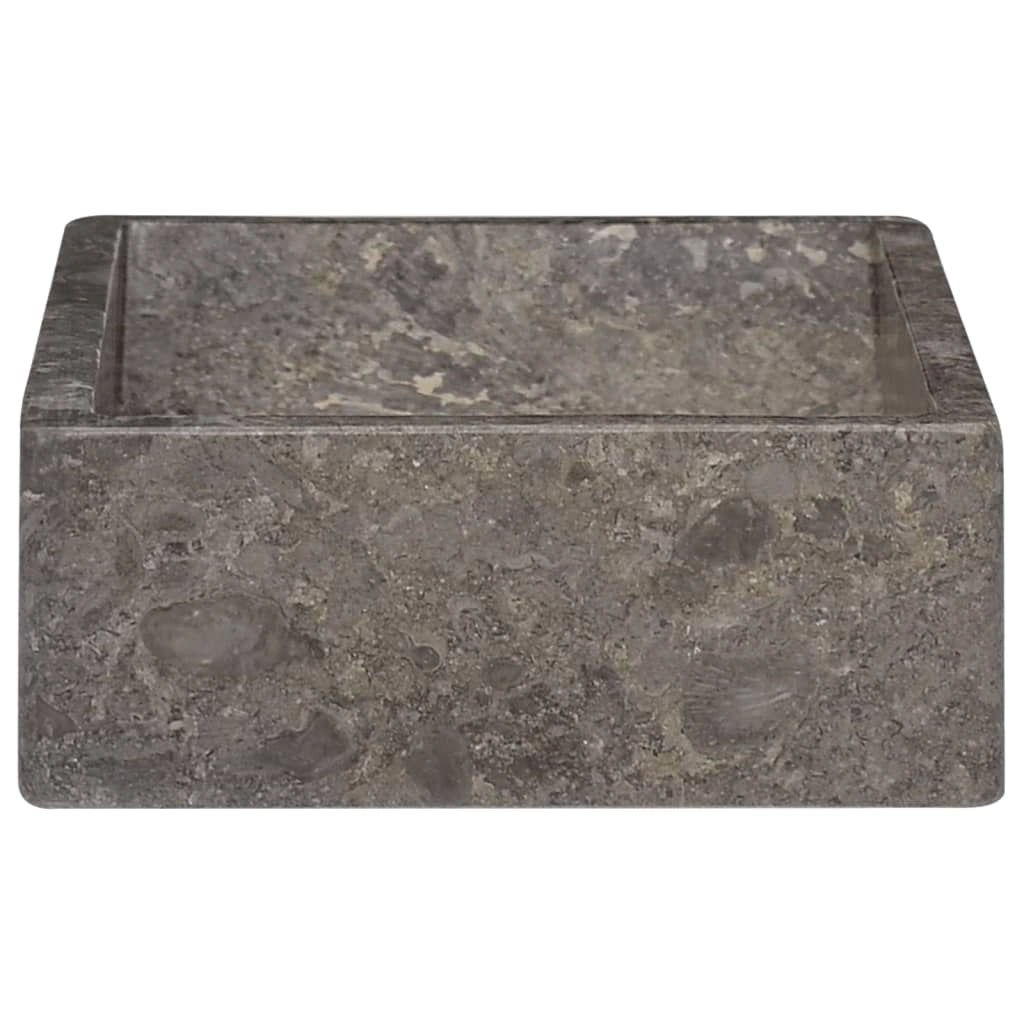 Lavandino da bagno lavabo da appoggio lavabo da WC lavabo da bagno lavabo da interno 45 x 30 cm marmo grigio 02_0002800