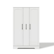 Credenza da cucina con 2 ante e ripiani regolabili - per cucina - in MDF - 120×35×78 cm - bianco