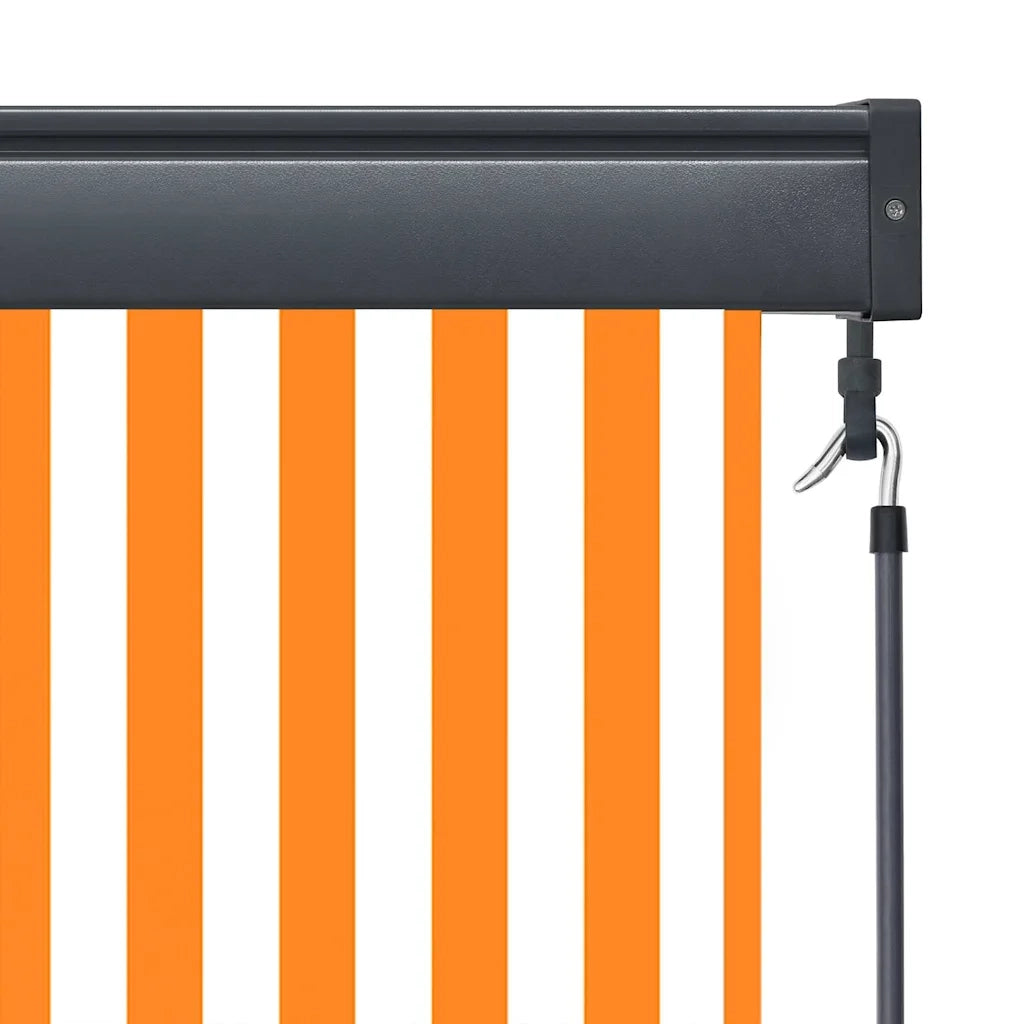 Tenda a rullo | Tenda avvolgibile Bianco e Arancione 180 x 250 cm