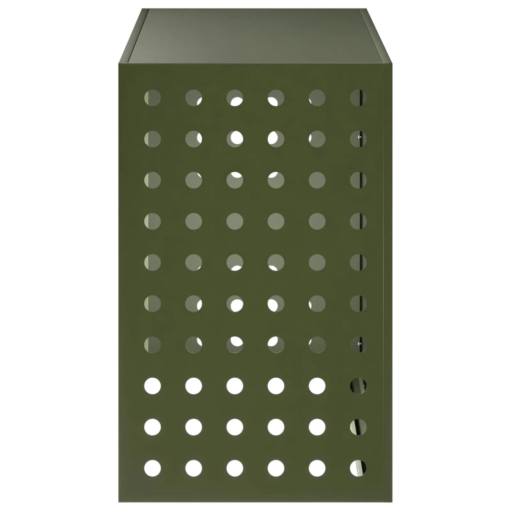 Copertura per condizionatore d'aria Verde Oliva Acciaio 8014139