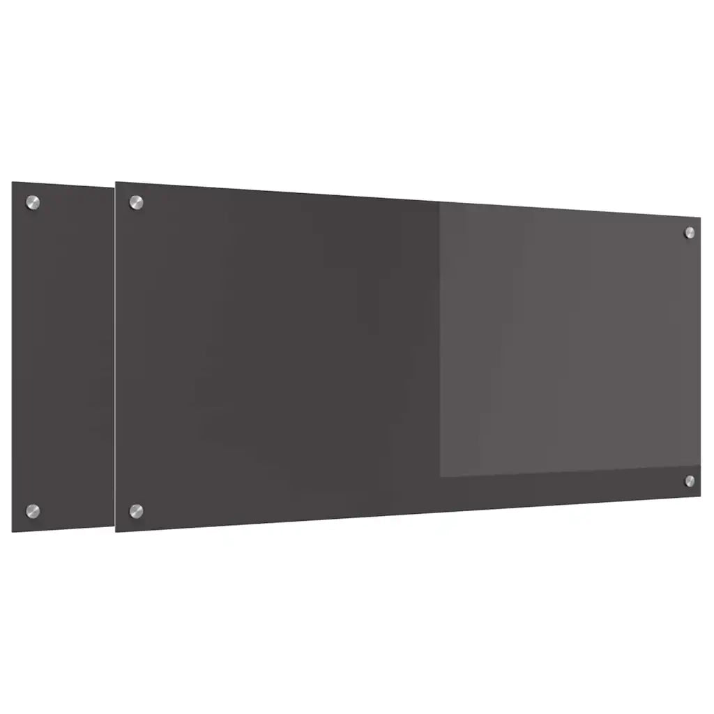 Schienale da cucina 2 pz Grigio scuro 110 x 50 cm CFW5561102