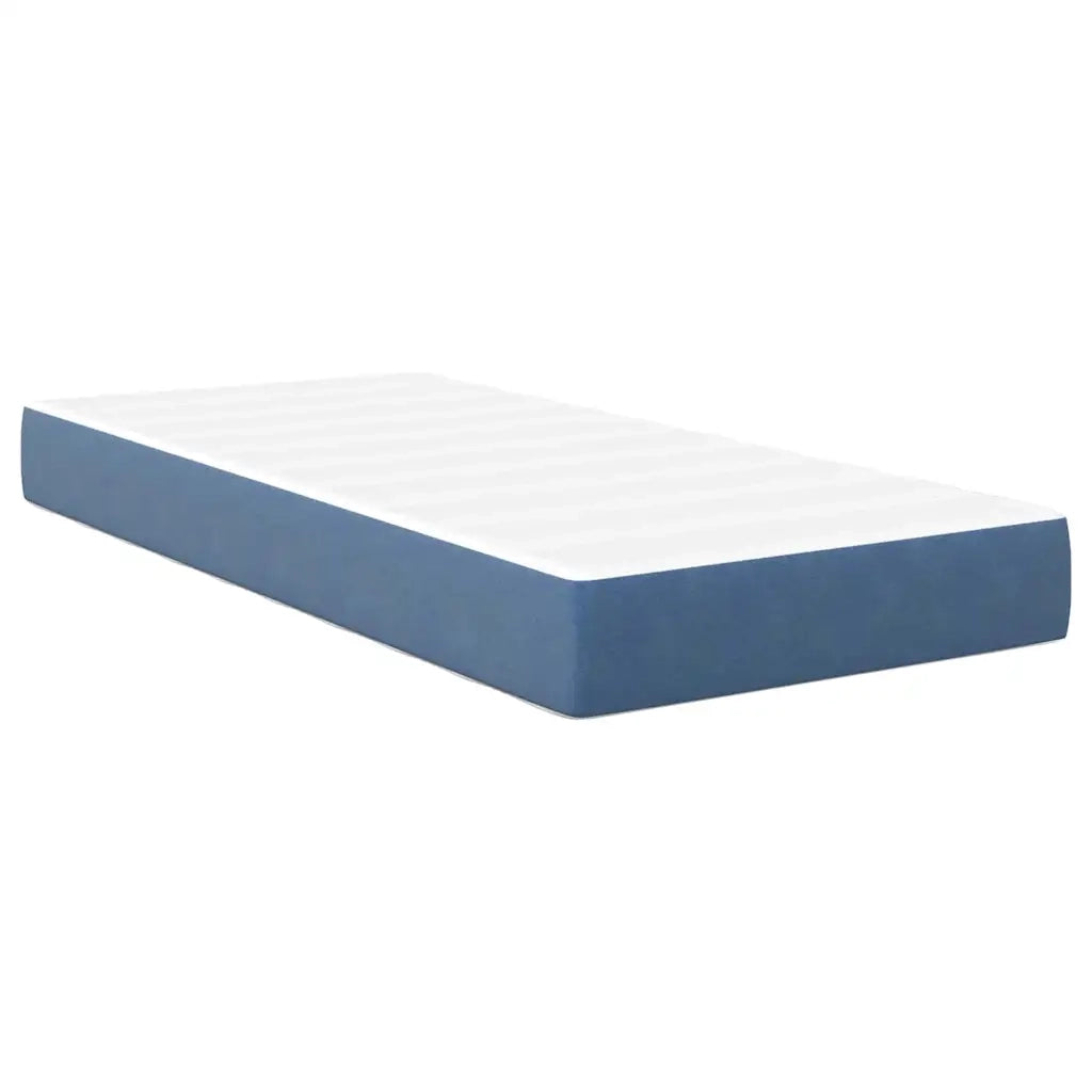 Materasso-Materasso per letto Blu 80 x 200 cm Tessuto