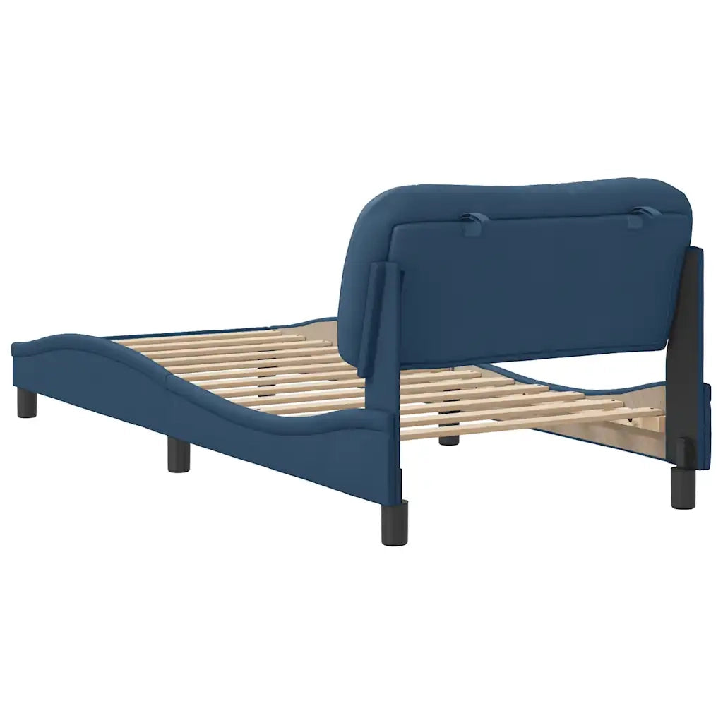 Giroletto senza Materasso Hvar Blu 90x190 cm in Tessuto