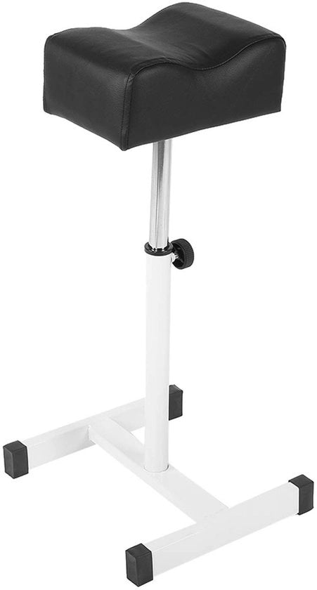 Sedia per Pedicure/Manicure con Supporto per Piedi - Regolabile - Altezza 38-57 cm - Supporto per Piedi