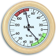 Termometro e Umidistato per Sauna con Struttura in Legno - Monitoraggio Temperatura e Umidità