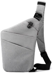 Borsa da spalla anti-furto, borsa da spalla per uomo, piccola, borsa da spalla, borsa da petto, tasca da uomo, piccola, borsa da braccio per uomo