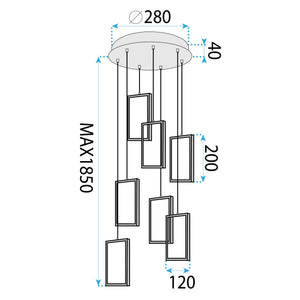 Lampada Led Lhj089-7cp Black