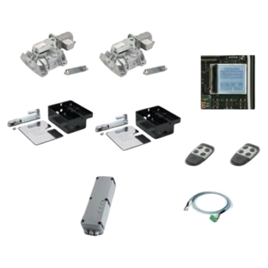 SET AUTOMAZIONE INTERRATA CANCELLI A BATTENTE CARDIN KT-HL2524PSB 805/HL2524PSB