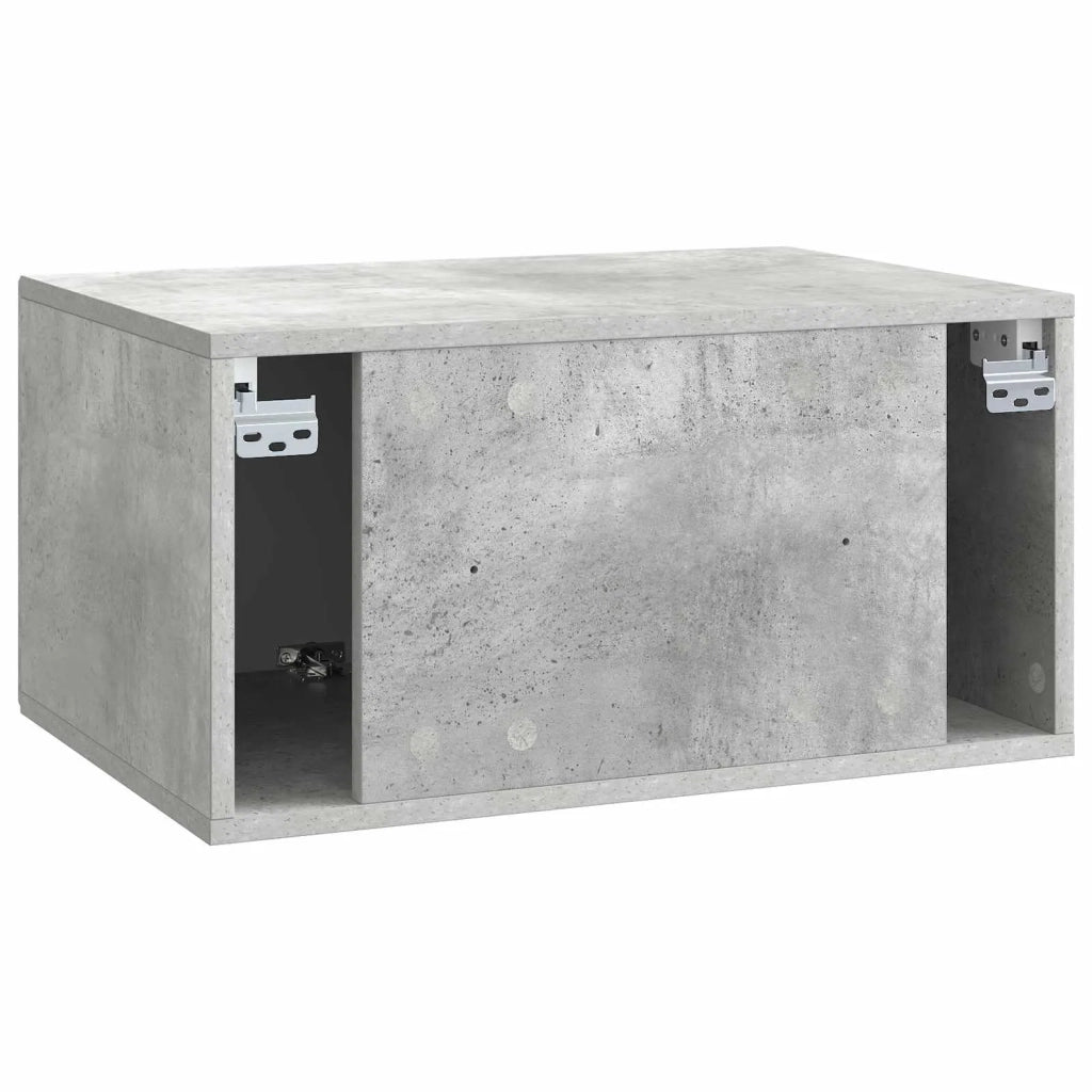 Mobile Porta TV da Muro Grigio Cemento 59,5 x 41 x 30 cm 899358