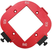 Mal per lavorazione del legno con angolo di curvatura R30/R35/R40/R45 - in alluminio - modello di lavorazione - duraturo - preciso - facile da utilizzare - modello a freese