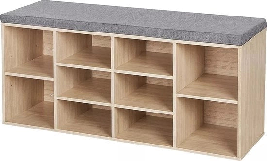 Banca esterna deluxe con spazio di stoccaggio - Halbank - 104x30x48cm