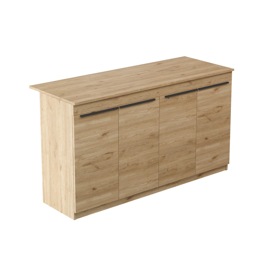 Tavolo da cucina in legno "Lark" - 160 x 60 x 90 cm - Marrone