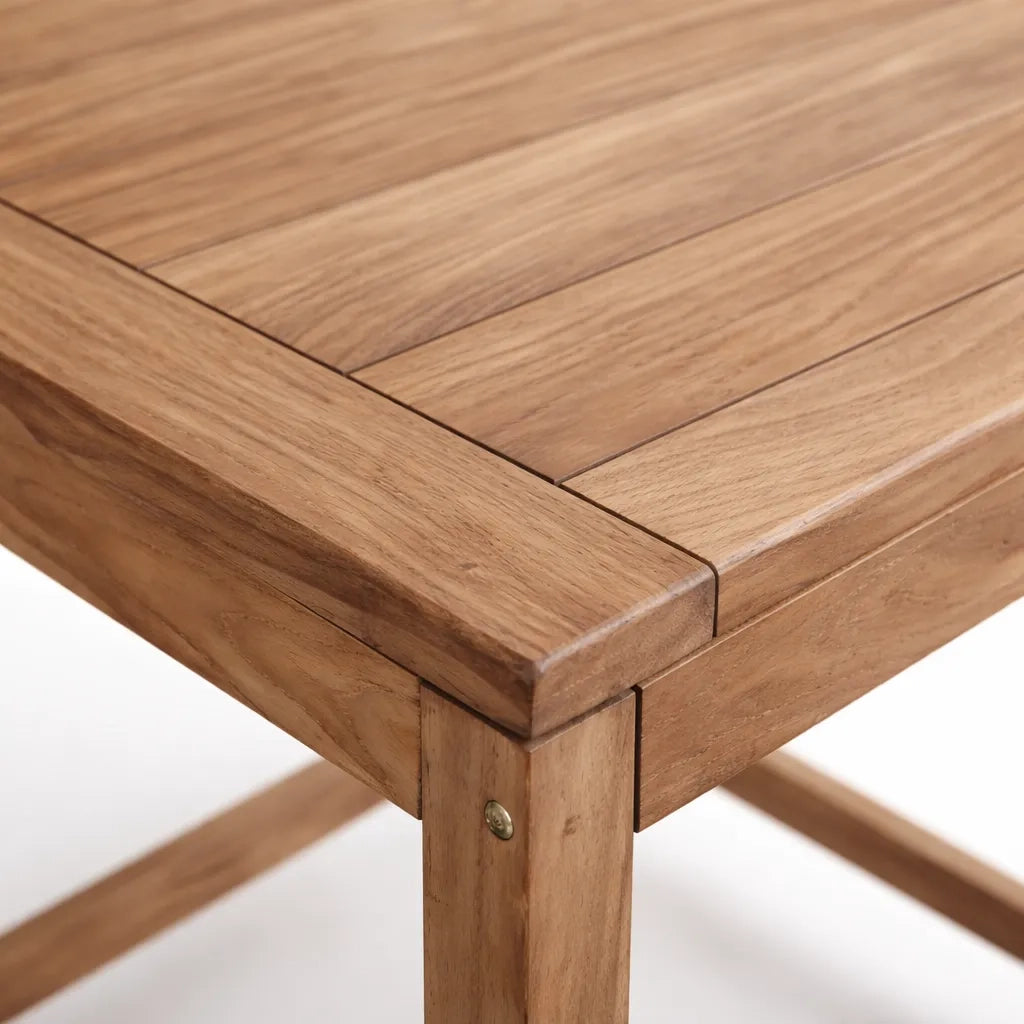 Tavolo Bar da Giardino 70x70 cm in Legno Teak Massello