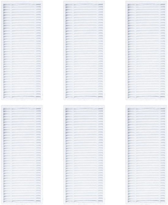 Filtro HEPA 6 pezzi - filtro di riserva per 360 S8 - accessori per aspirapolvere X-plorer 75 S+ - compatibile con RE4/RE5 Plus EZVIZ - filtro per aspirapolvere. - Filtro per aspirapolvere.