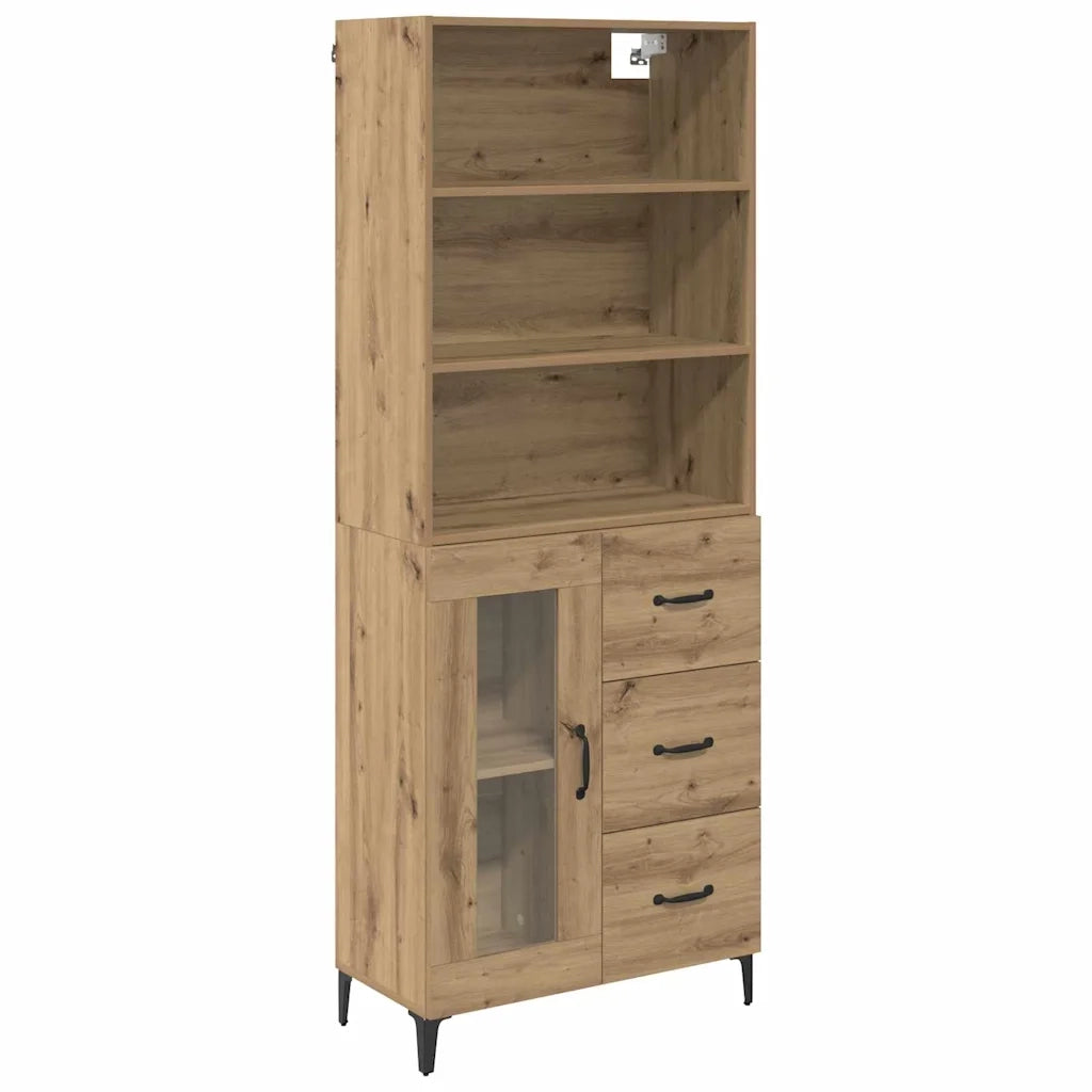 Credenza con cassetto Rovere artigianale 69,5 x 34 x 180 cm 3415874