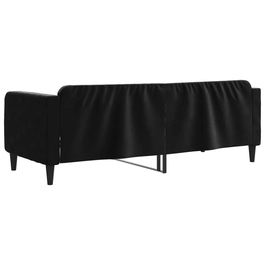 Letto da Giorno Nero 80x200 cm in Velluto 354083