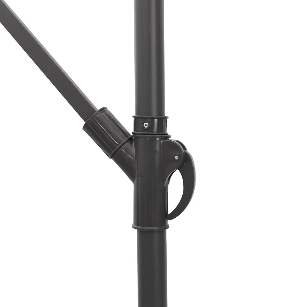 Ombrellone Giardino-Ombrello da Balcone con Palo in Acciaio Blu 290x290x238 cm
