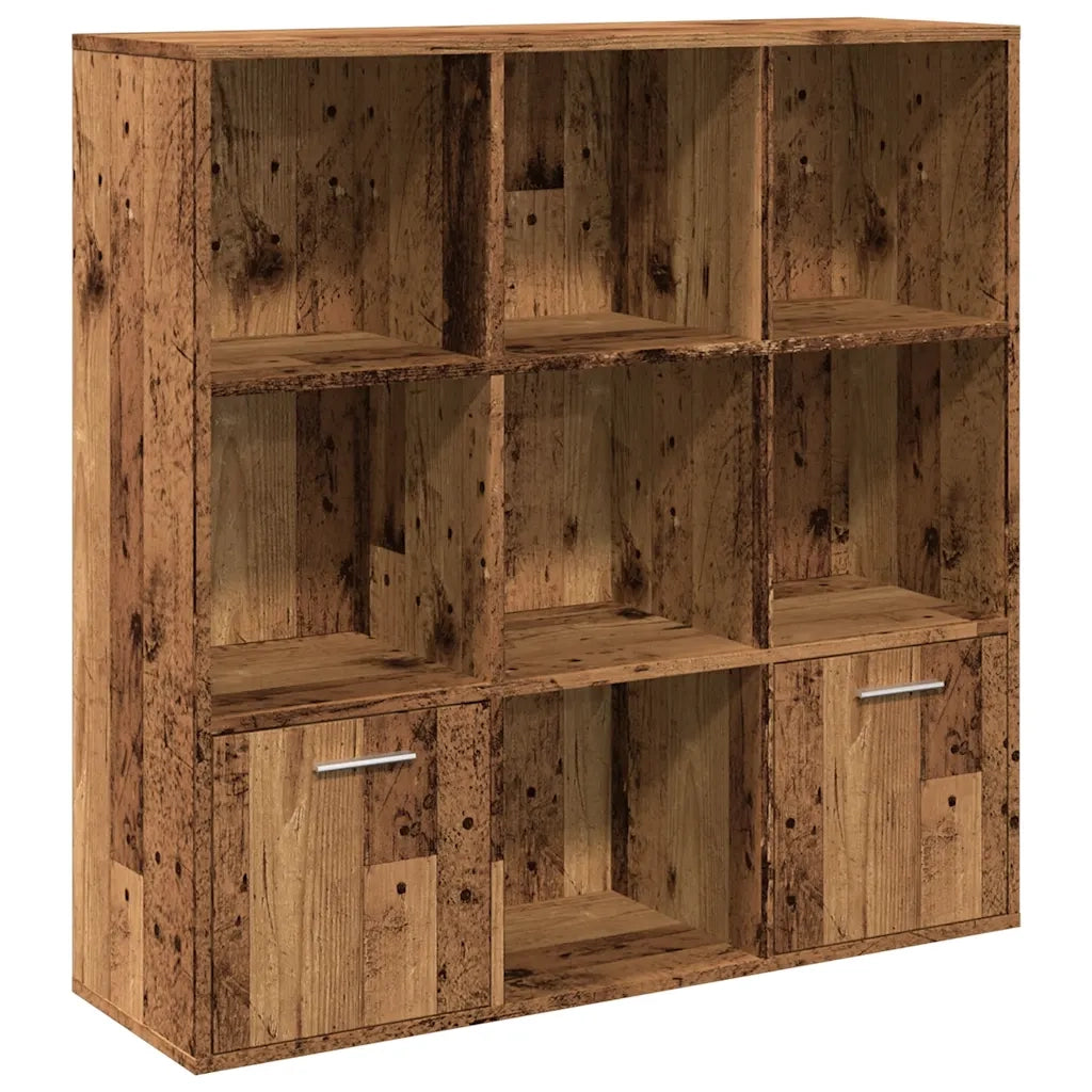 Libreria-Scaffale per Libri-Mobile di Stoccaggio Legno Antico 98x29x97,5 cm in Legno Multistrato