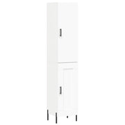 Credenza | Madia | Buffet da pranzo | Armadio da pranzo Bianca 34,5x34x180 cm in Legno Multistrato