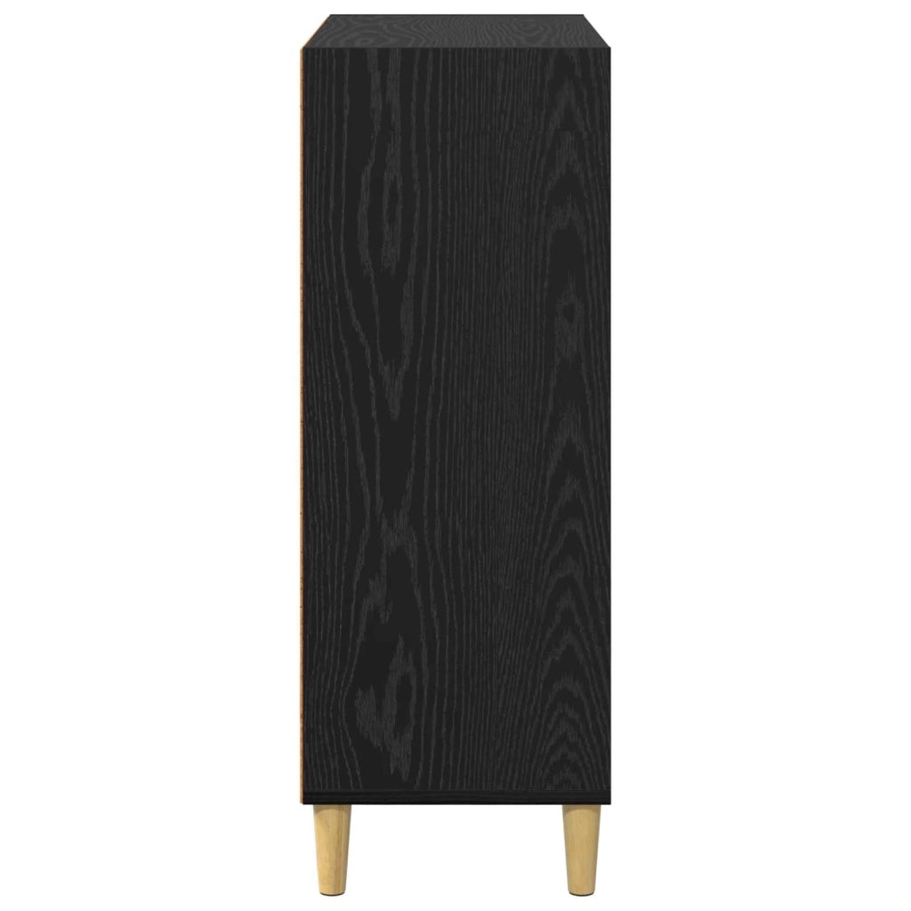 Credenza Rovere Nero 69,5 x 32,5 x 90 cm Legno ingegnerizzato 880703