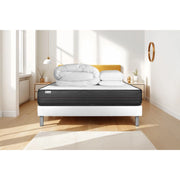 Pacchetto letto completo - Materasso 140x200cm + Box spring con doghe (in kit) + 2 cuscini + Piumino - Vitalpower