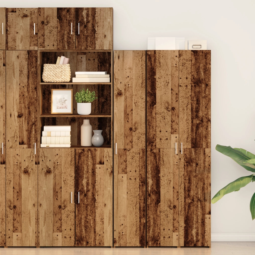 Highboard Legno Vecchio 30x42.5x185 cm Legno Ingegnerizzato