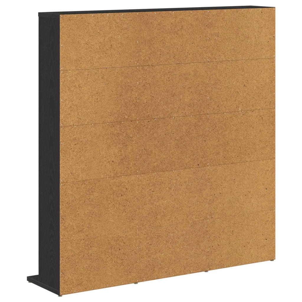 Mobile per CD Rovere Nero 96 x 23,5 x 97,5 cm 8012667