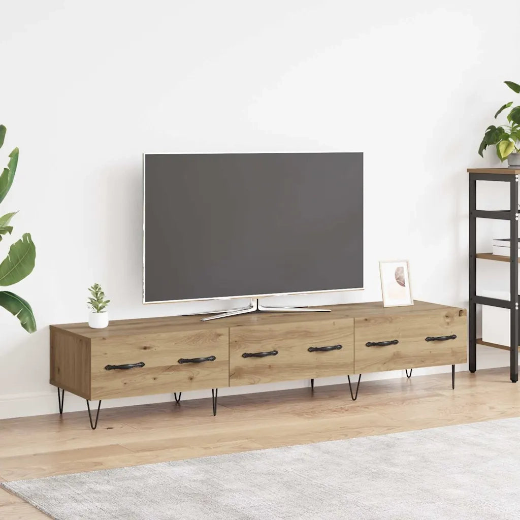 Mobile TV rovere artigianale 150 x 36 x 30 cm Legno multistrato 882327