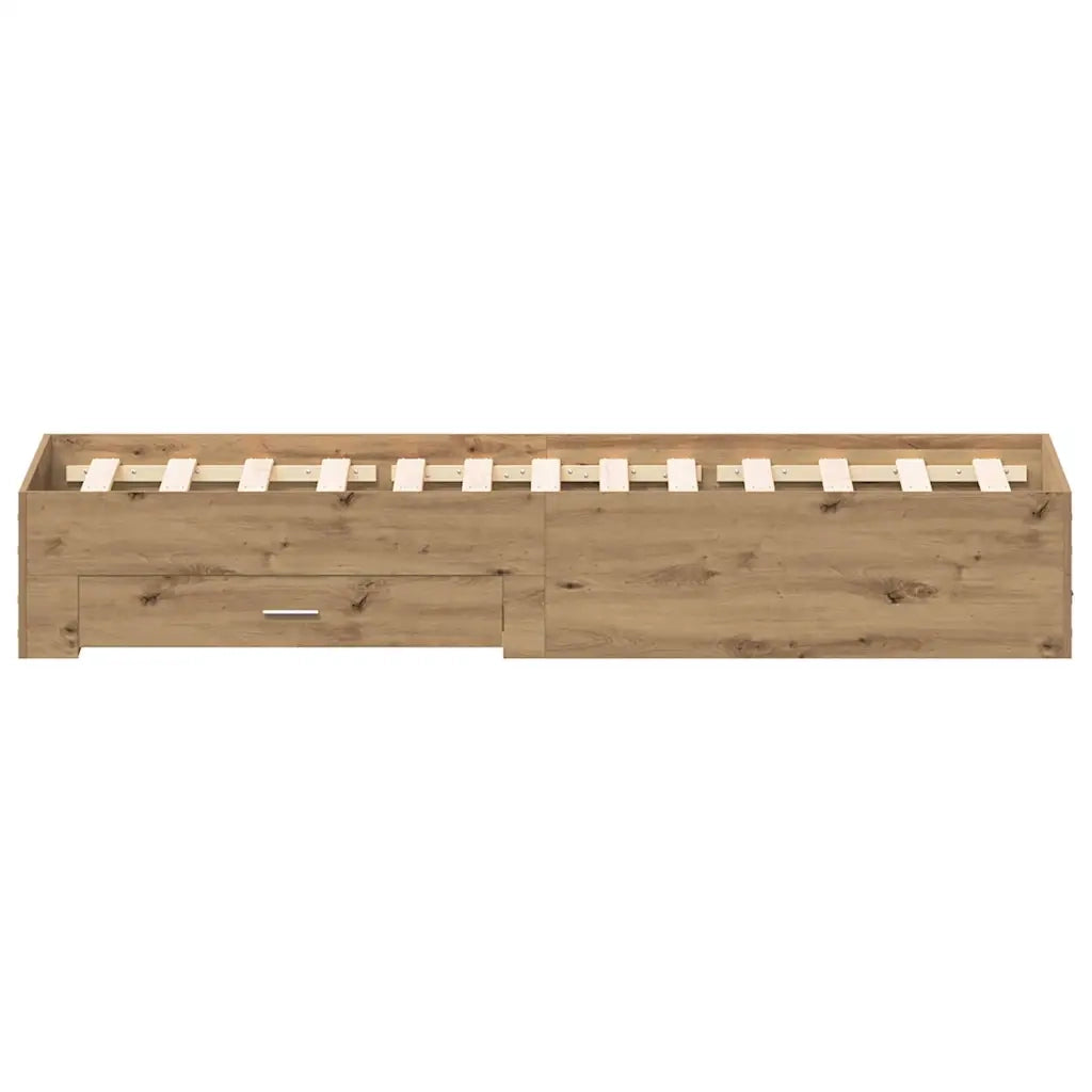 Struttura del letto-Giroletto Rovere artigianale 120 x 190 cm 245142