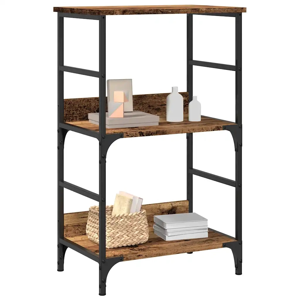 Libreria Legno Antico 50x33x82 cm in Legno Multistrato 857464