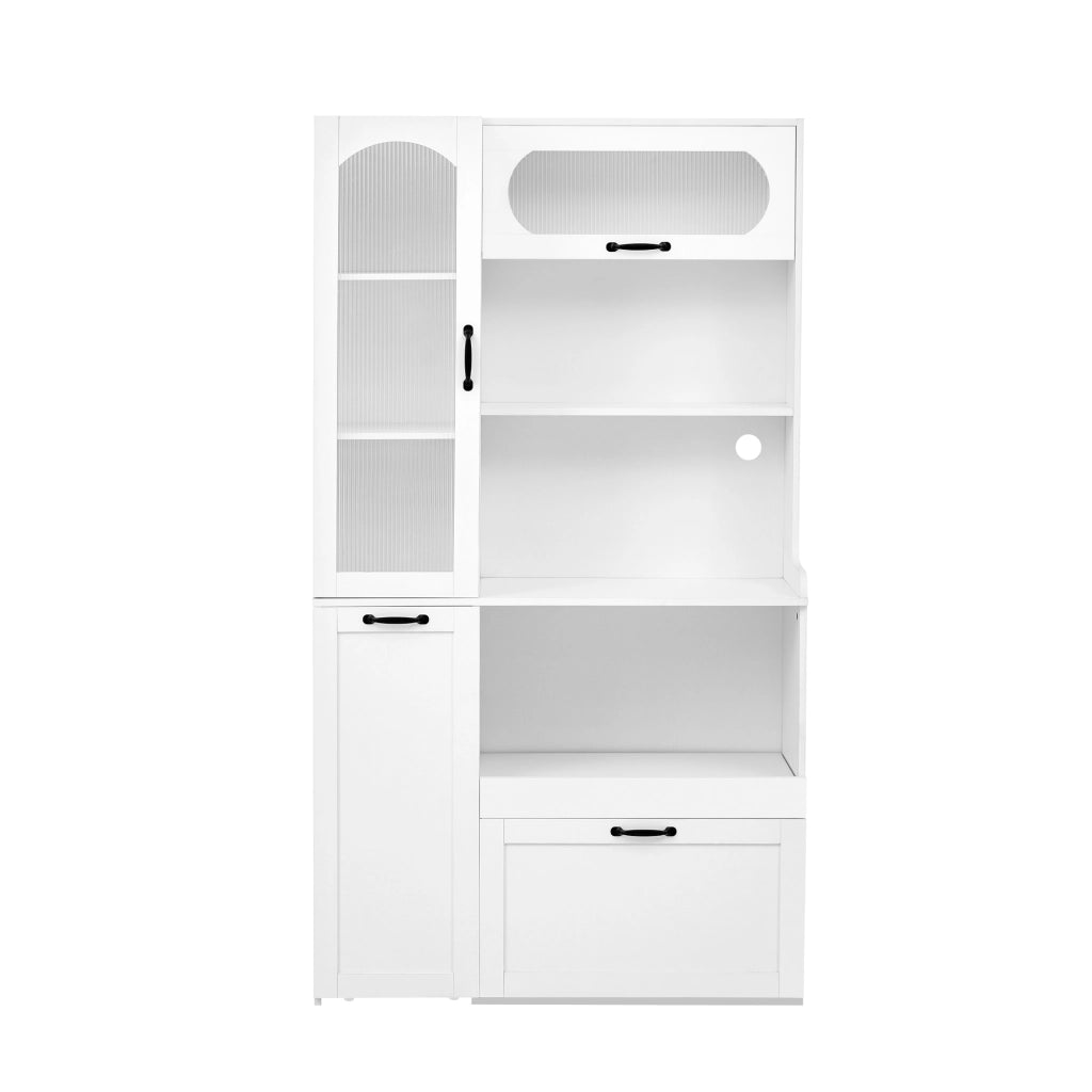 Libreria Alta con Ripiani Regolabili e Cassetti ¨C MINIMAL ¨C Bianco