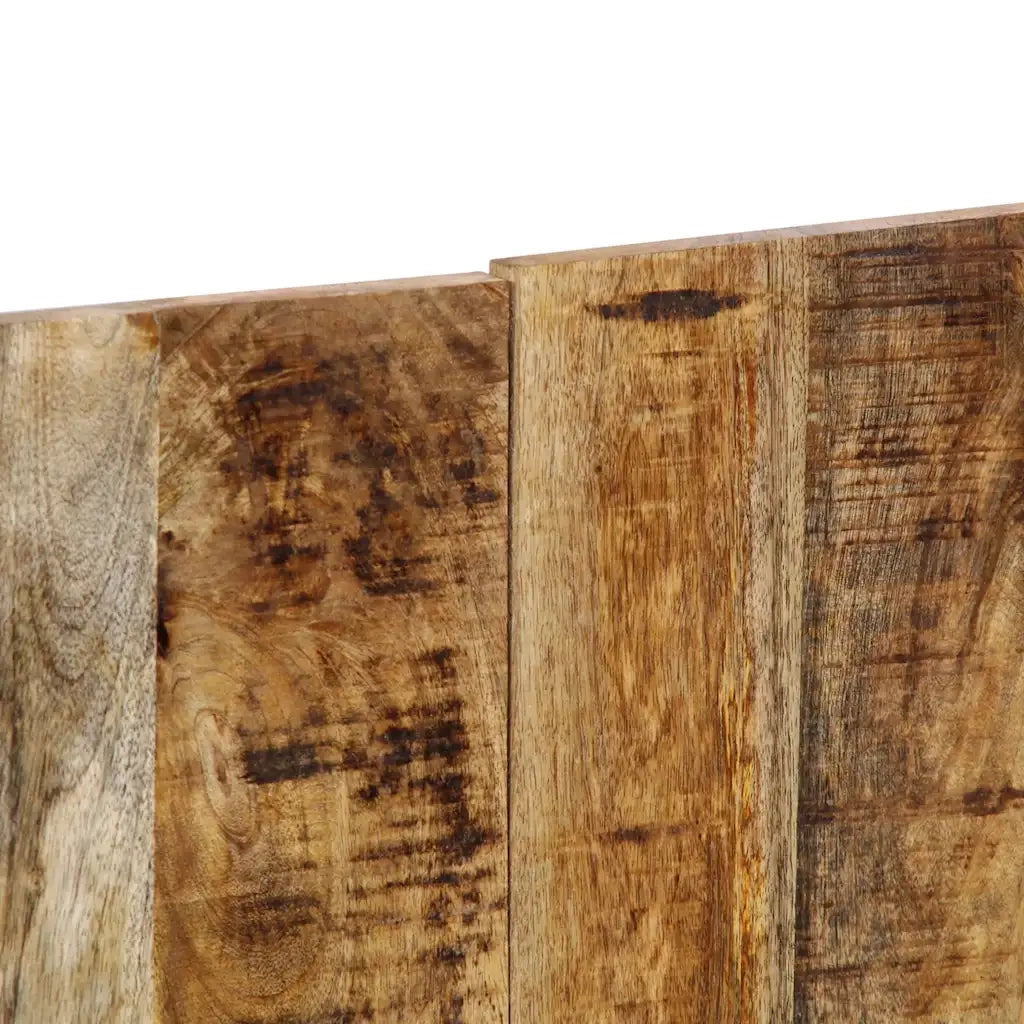 Testiera | Testata 120 cm in Legno Massello di Mango Grezzo