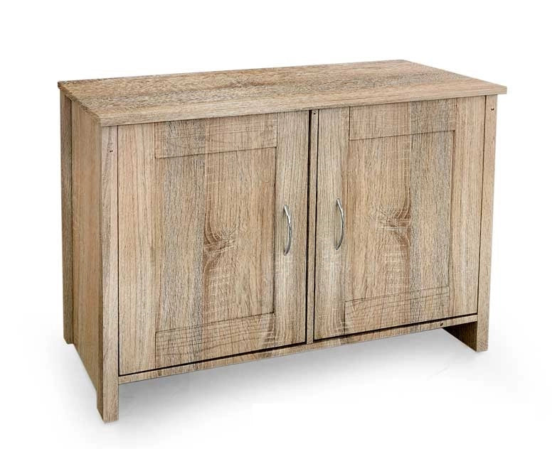 MOBILE DA ARREDO 4 2 ANTE E 4 RIPIANI INTERNI 89X40X60CM IN COLORE ROVERE