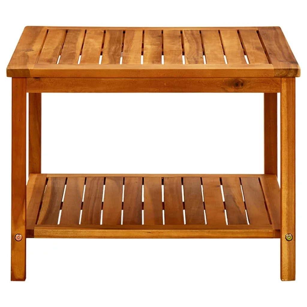 Tavolino da Salotto 60x60x45 cm in Legno Massello di Acacia 316403