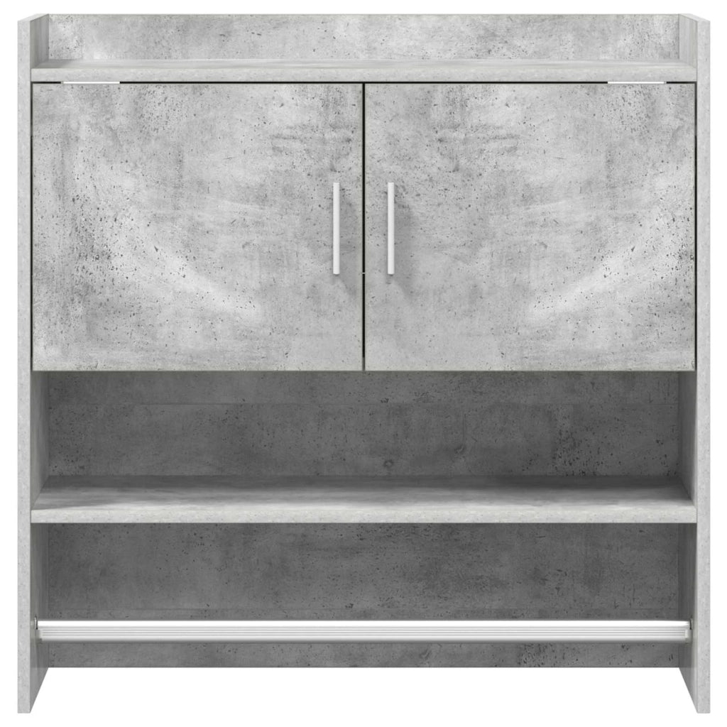Scaffale da parete A parete Grigio Cemento 80 x 36 x 80 cm 8011382
