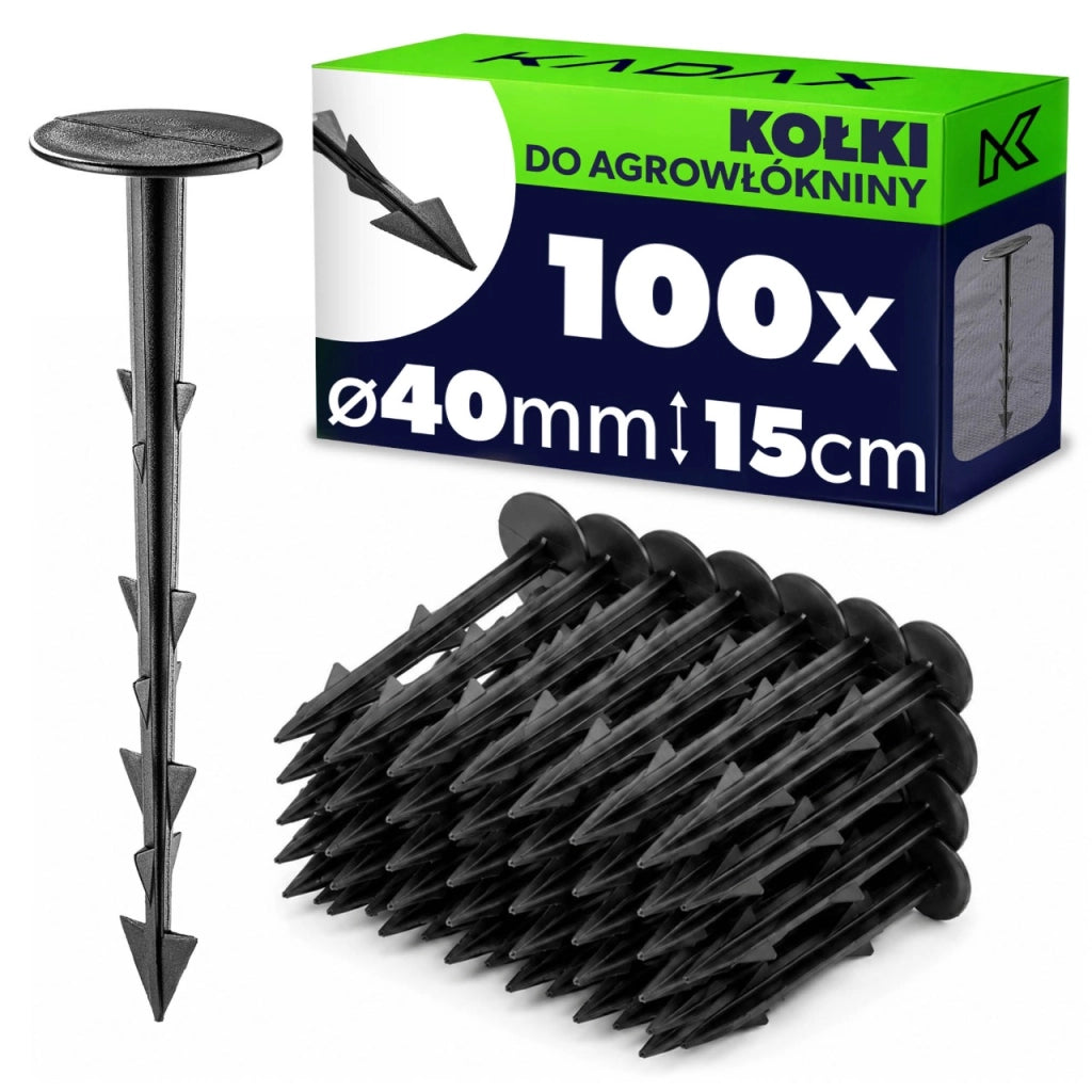 KADAX Szpilki do agrowłókniny 15cm 100szt  <1> K17