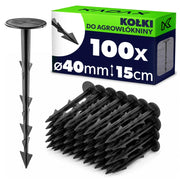 KADAX Szpilki do agrowłókniny 15cm 100szt  <1> K17