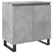 Armadietto da Bagno | Armadio da bagno Grigio Cemento 58x33x60cm in Truciolato