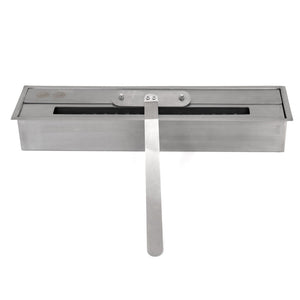 Camino a Bioetanolo da Pavimento 121x38x108 cm Truman Bianco Effetto Marmo