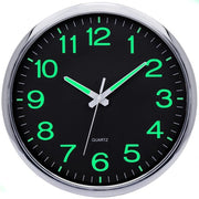Orologio da Parete con Luce 30cm Orologio da Parete Moderno senza Suono Ticking Batterie per Camera da Bambino, Cucina, Salotto, Camera da Letto, Ufficio
