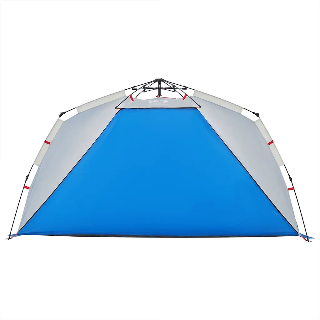 Tenda da Spiaggia 3Persone Azzurro Rilascio Rapido Impermeabile 4005311