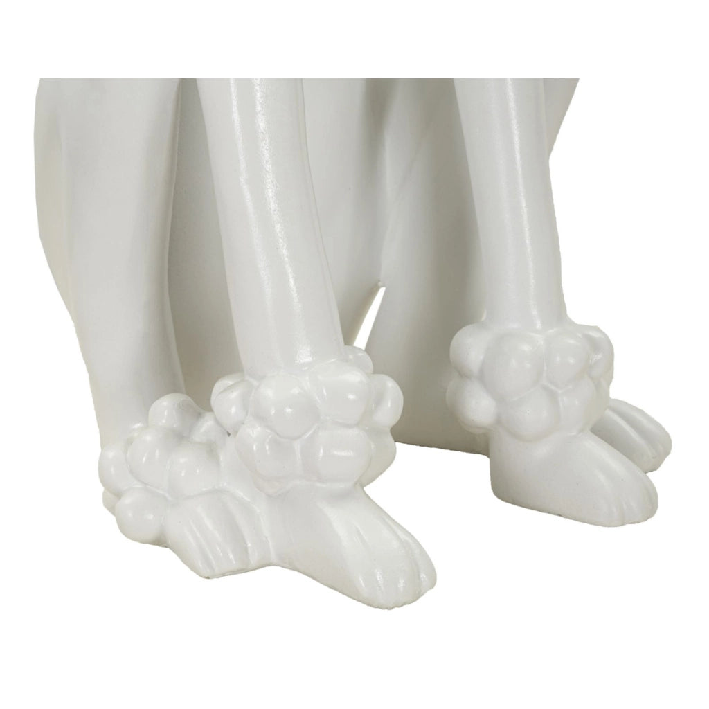 Scultura VKH366, Bianco, Poliresina, 20x26x61 cm