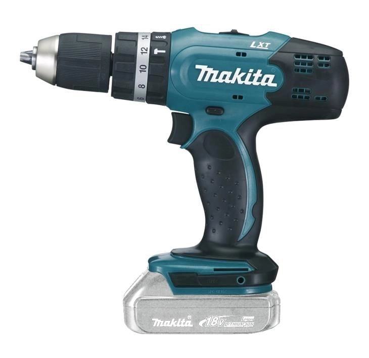 Makita DHP453Z trapano Senza chiave 1,7 kg Nero, Verde, Argento