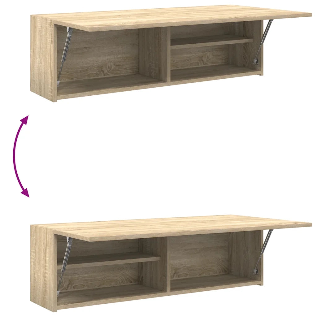 vidaXL Mobile da Bagno Rovere Sonoma 100x25x30 cm in Truciolato
