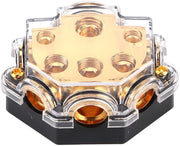 Distributore 32 Ampere - Stabilizzatore di Corrente - Resistente ai Colpi - Polimero - 1 Ingresso/5 Uscite - Dimensioni 51 x 70 x 32 mm